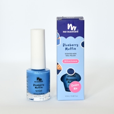 NO NASTIES Scented Kids Nail Polish Blueberry Muffin 8.5ml