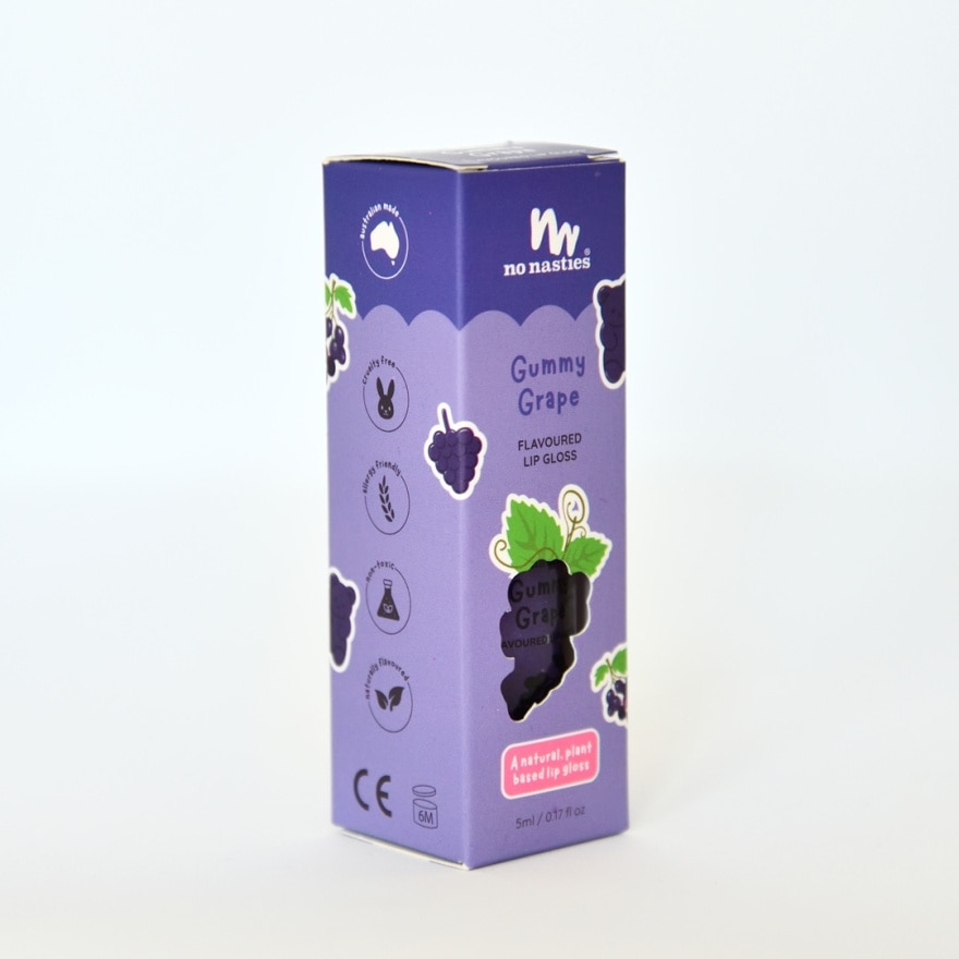 Flavoured Lip Gloss Gummy Grape 5ml