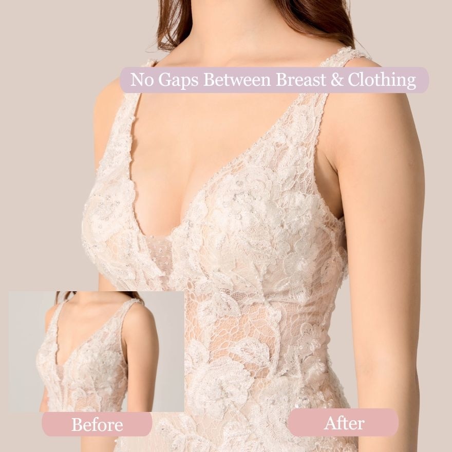 Double-Sided Adhesive Nude Bra (A-E Cup)