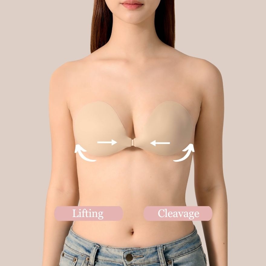 Single-Sided Adhesive Nude Bra (A-E Cup)