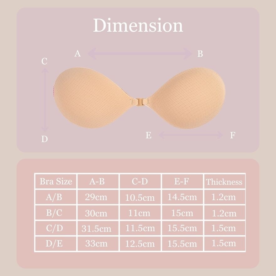 Push-Up Nude Bra (A-E Cup)