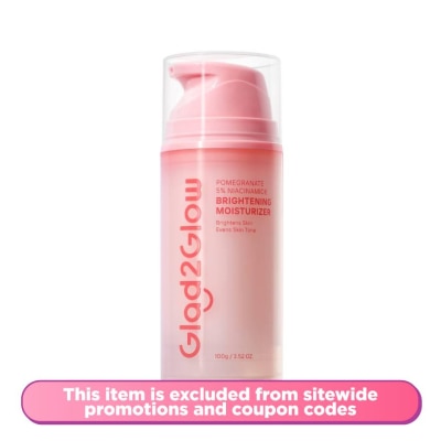 GLAD2GLOW Pomergranate Niacinamide Brightening Moisturizer 100g
