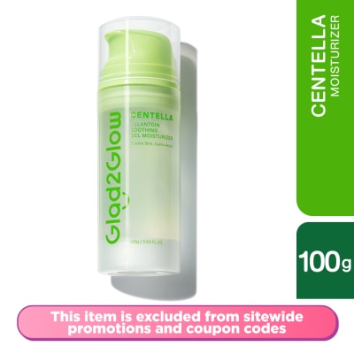 GLAD2GLOW Centella Allantoin Soothing Gel Moisturizer 100g