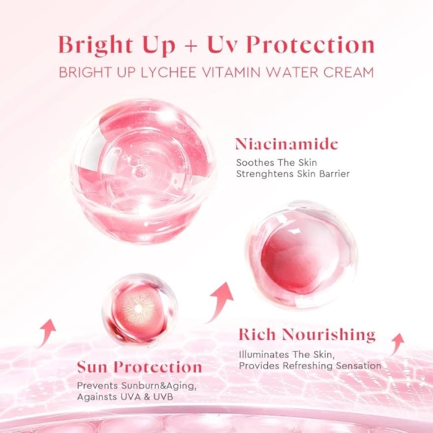Bright Up Lychee Vitamin Water Cream SPF30 PA++ 30g