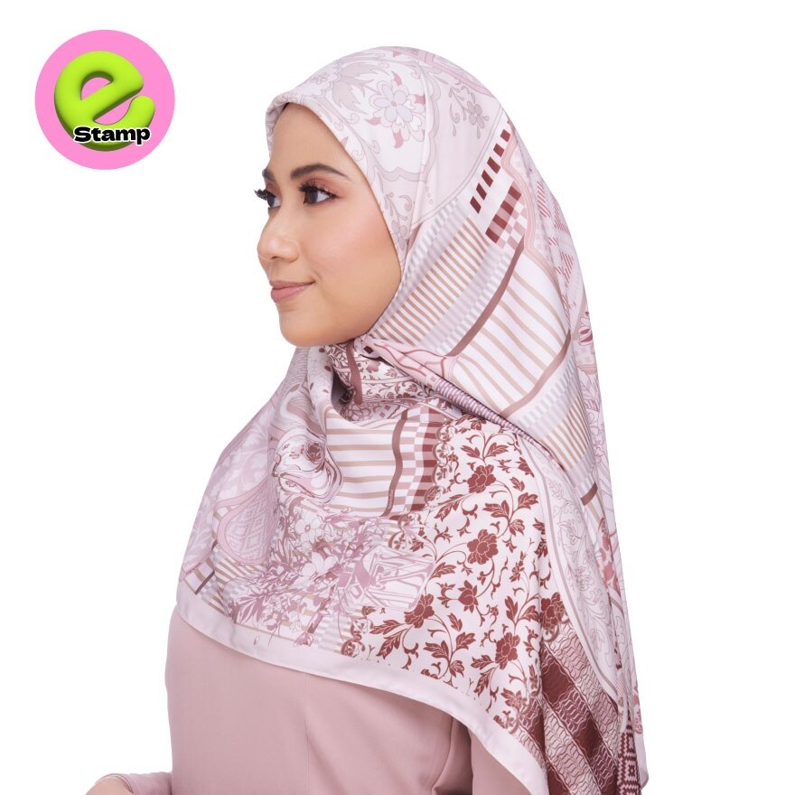 Watsons X Naelofar Limited Edition Jamuan Matted Satin Square - Semperit