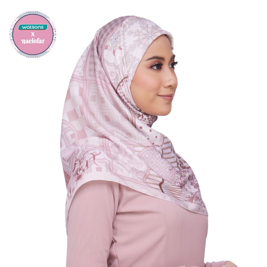 Watsons X Naelofar Limited Edition Jamuan Matted Satin Square - Semperit