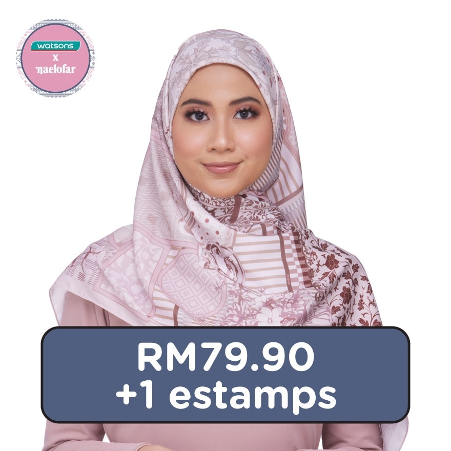 Watsons X Naelofar Limited Edition Jamuan Matted Satin Square - Semperit