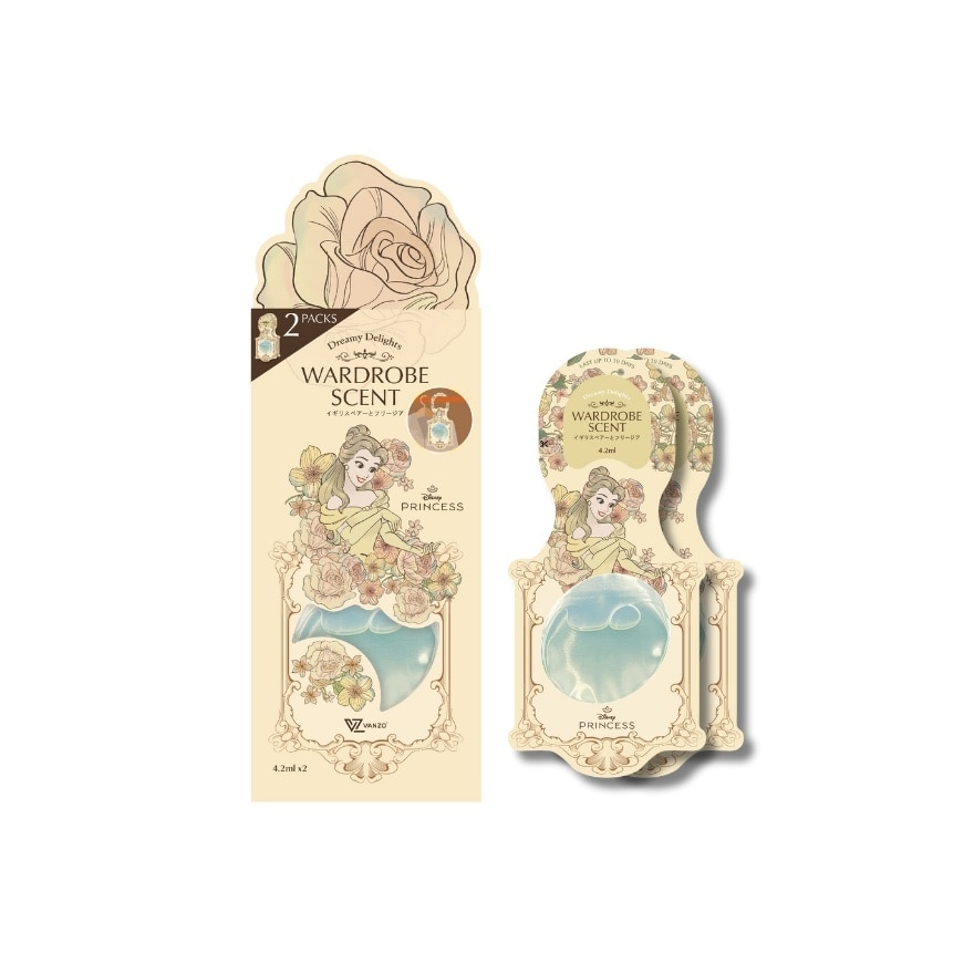 Disney princess wardrobe scent Belle dreamy delights 4.2ml x 2