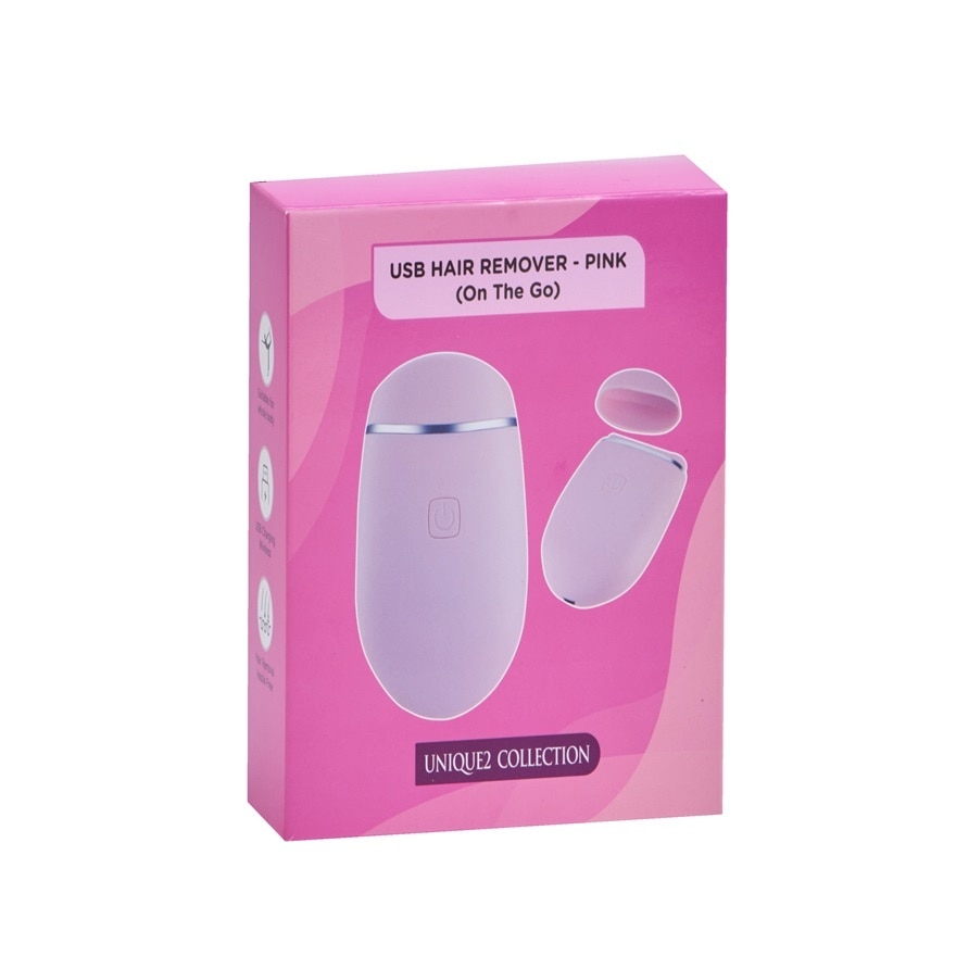 Usb Rechargeable Hair Remover Pink