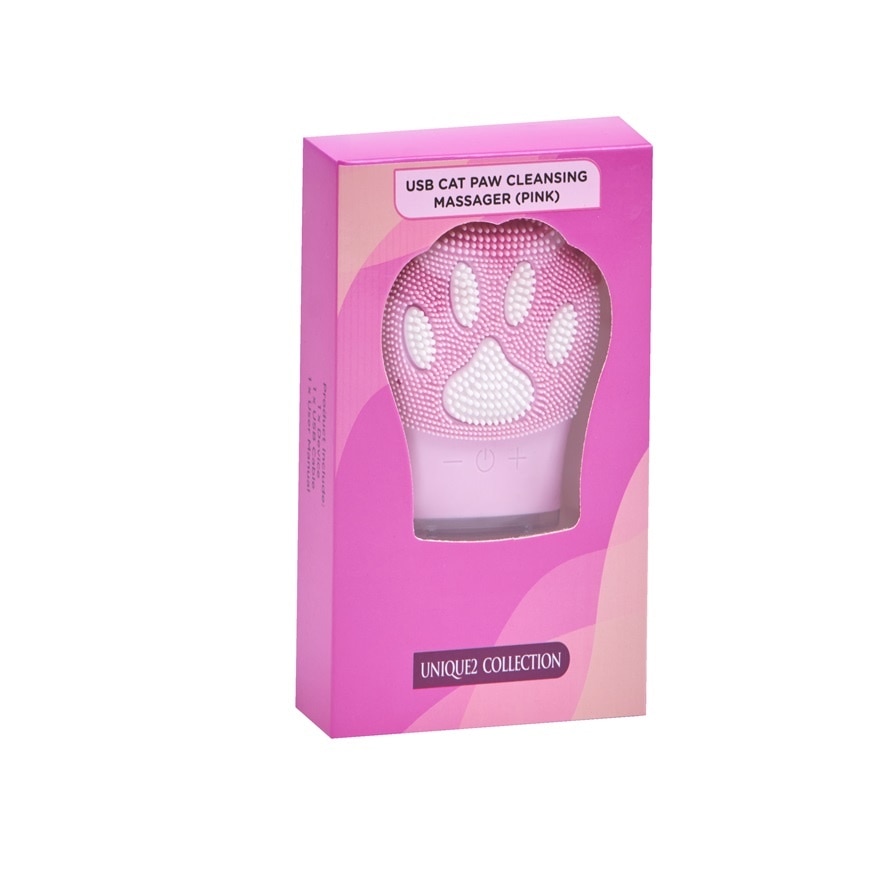 Usb Cat Paw Cleansing Massager Pink