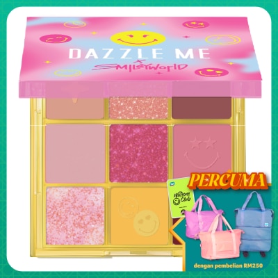 DAZZLE ME SmileyWorld Cosmic Eyes Eyeshadow Palette 03 Dose of Happiness