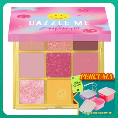 DAZZLE ME - SmileyWorld Cosmic Eyes Eyeshadow Palette 03 Dose of Happiness