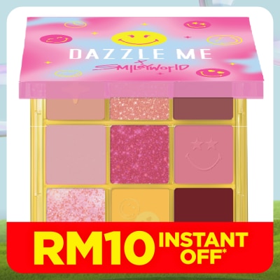 DAZZLE ME SmileyWorld Cosmic Eyes Eyeshadow Palette 03 Dose of Happiness