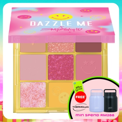 DAZZLE ME - SmileyWorld Cosmic Eyes Eyeshadow Palette 03 Dose of Happiness