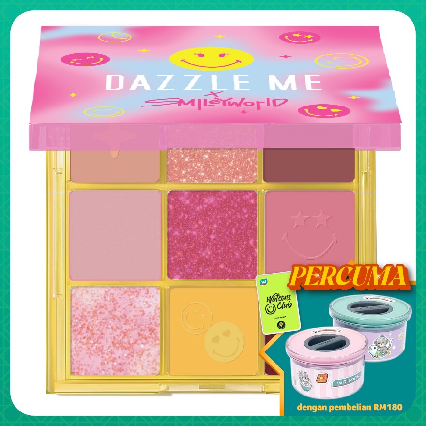 SmileyWorld Cosmic Eyes Eyeshadow Palette 03 Dose of Happiness