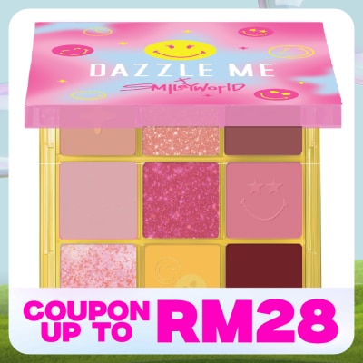 DAZZLE ME SmileyWorld Cosmic Eyes Eyeshadow Palette 03 Dose of Happiness