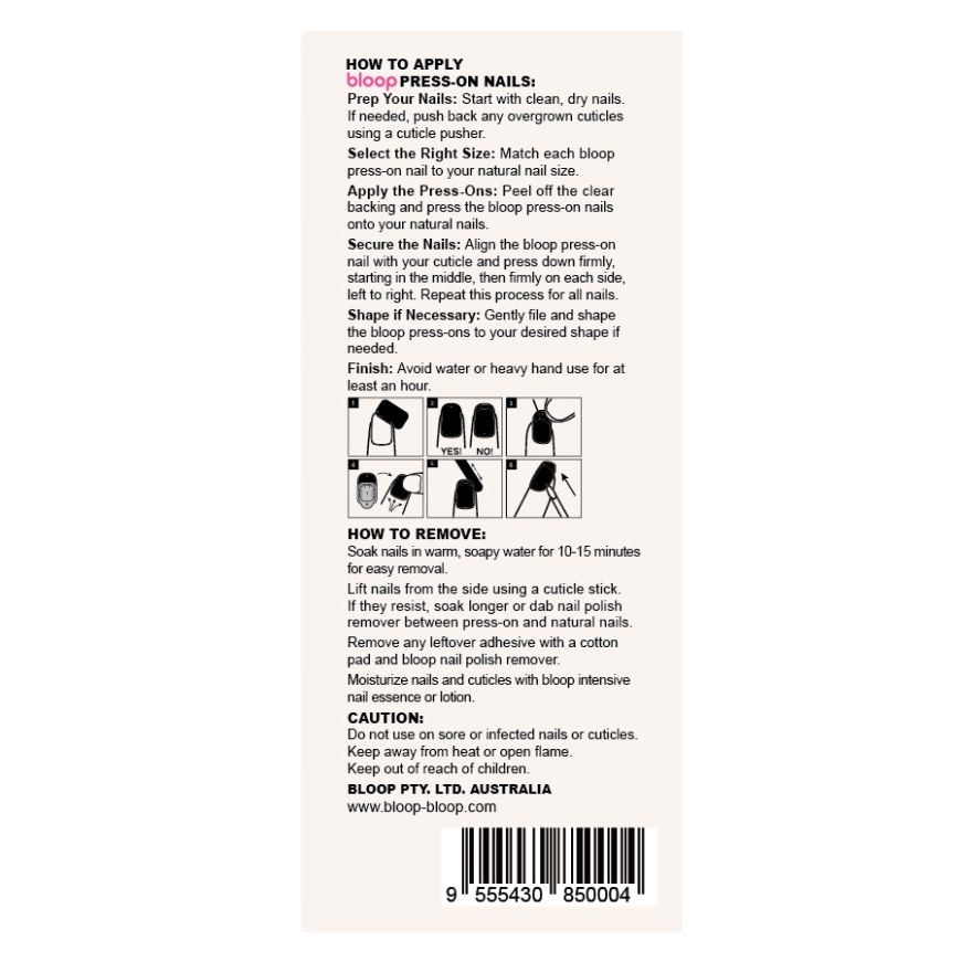 Basic Press On Nail Manicure CAT01