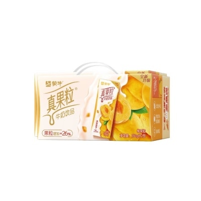 REAL FRUITS Milk Drink Yellow Peach 250Ml (Exp: March 2025)