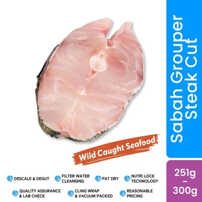 BEACON Wild Caught Sabah Grouper Steak Cut 251g