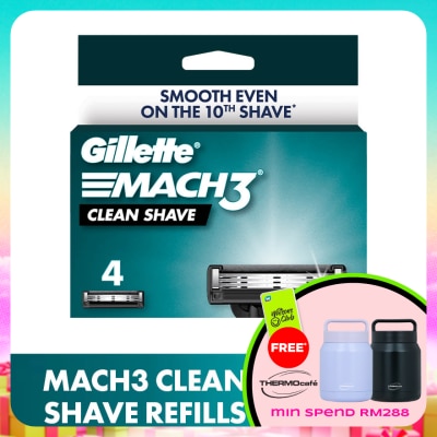 GILLETTE - Mach 3 Clean Shave Cart 4s
