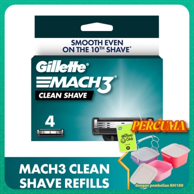 GILLETTE - Mach 3 Clean Shave Cart 4s