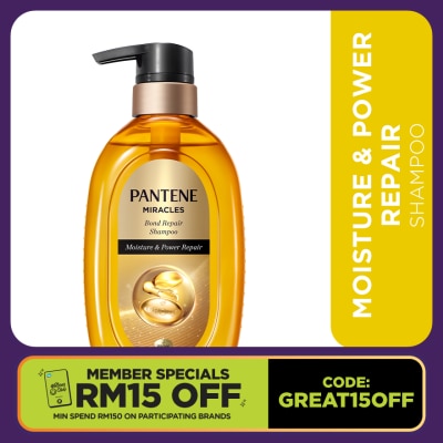 PANTENE Miracles Shampoo Moisture & Power Repair 440g