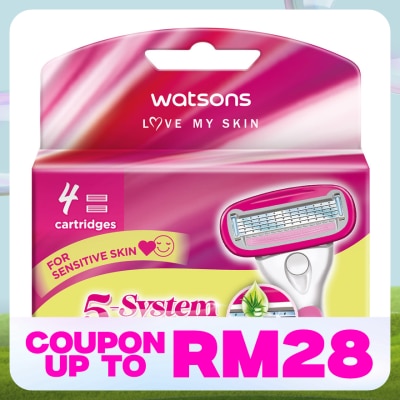 WATSONS Ladies 5-Blade Razor Cartridge 4S