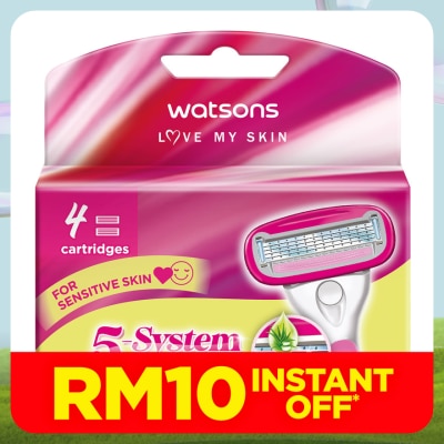 WATSONS Ladies 5-Blade Razor Cartridge 4S