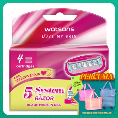 WATSONS Ladies 5-Blade Razor Cartridge 4S