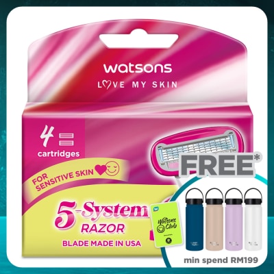 WATSONS Ladies 5-Blade Razor Cartridge 4S