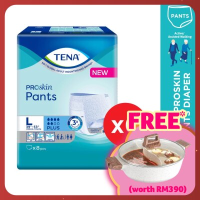 TENA Pants Plus Large 8s x 6 Pack