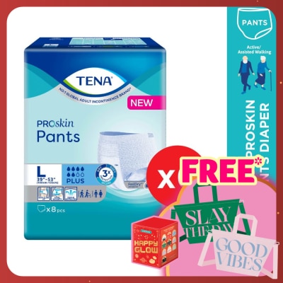 TENA Pants Plus Large 8s x 6 Pack