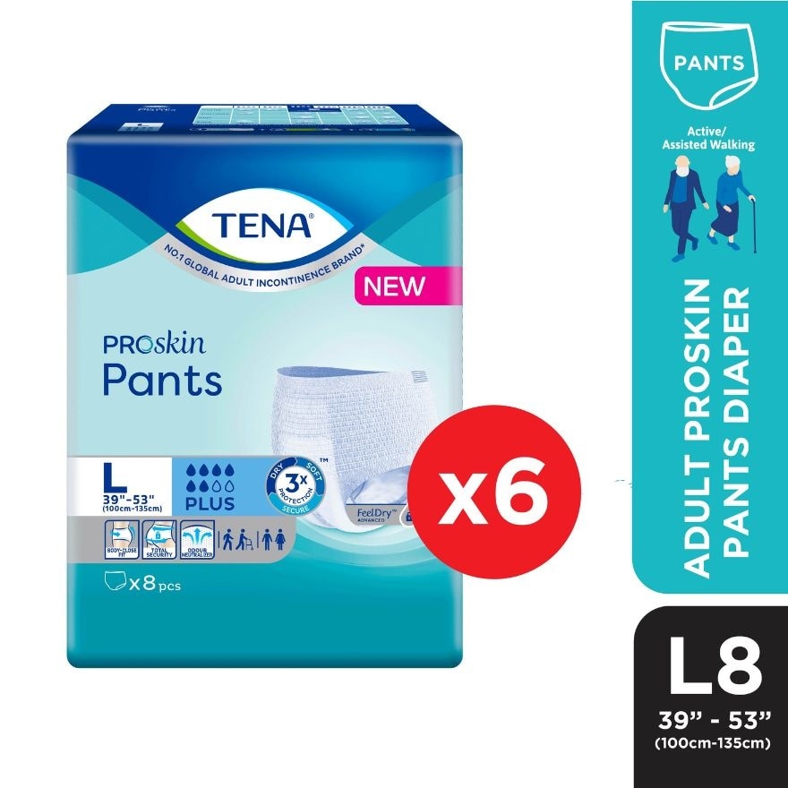 Pants Plus Large 8s x 6 Pack