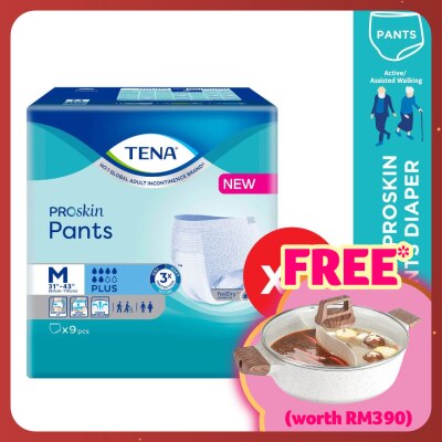 TENA Pants Plus Medium 9s x6 Pack