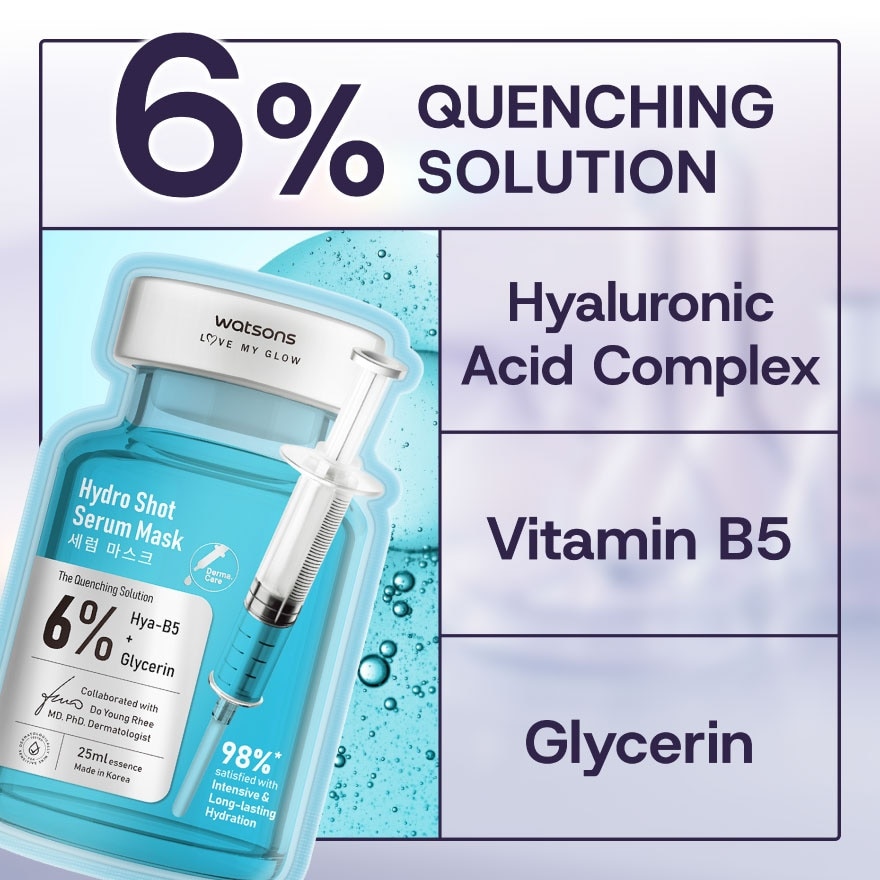  Hydro Shot Serum Mask 1s