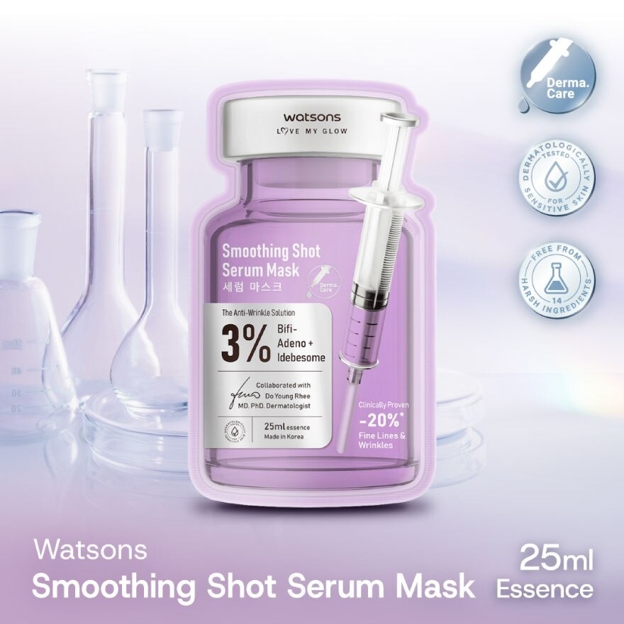 Smoothing Shot Serum Mask 1s