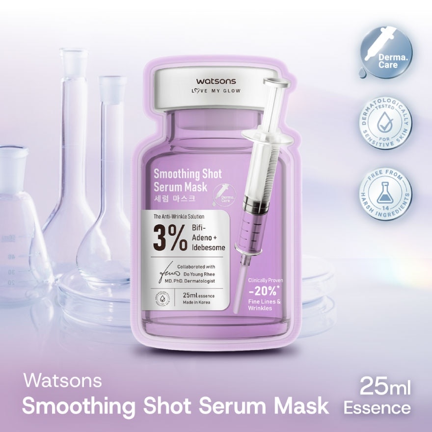 Smoothing Shot Serum Mask 1s