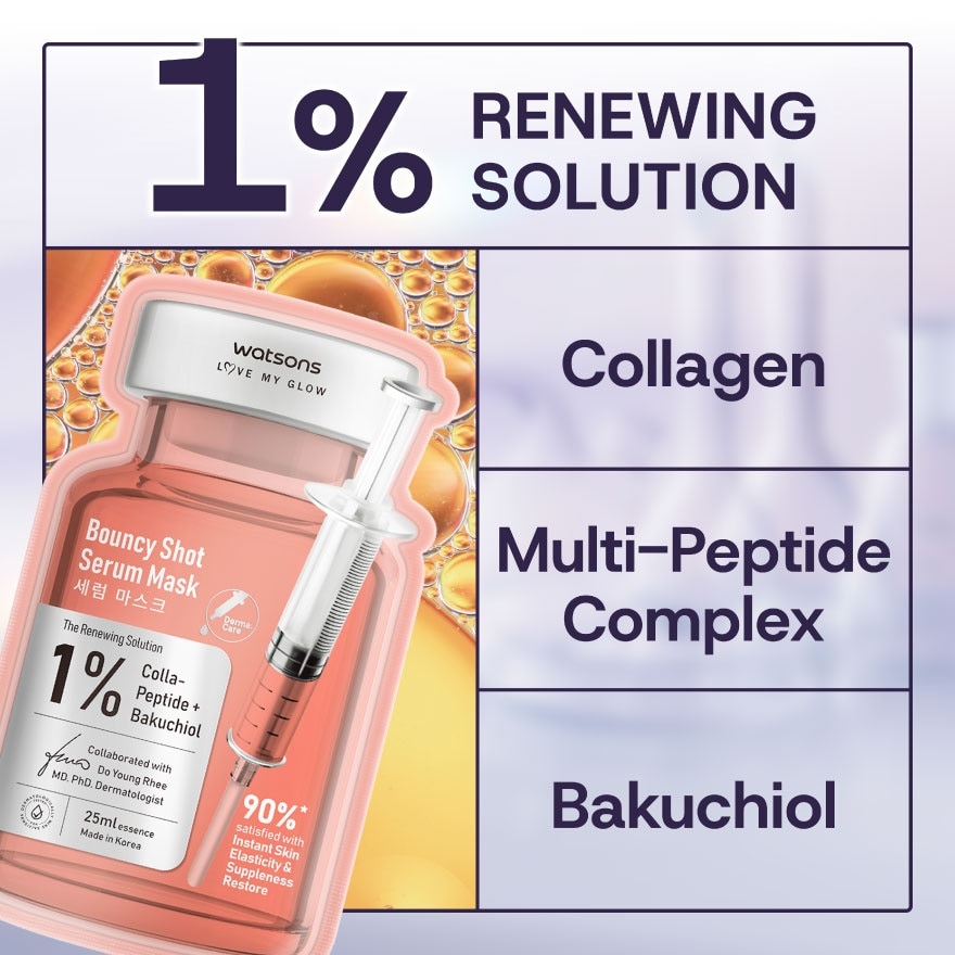 Bouncy Shot Serum Mask 1s