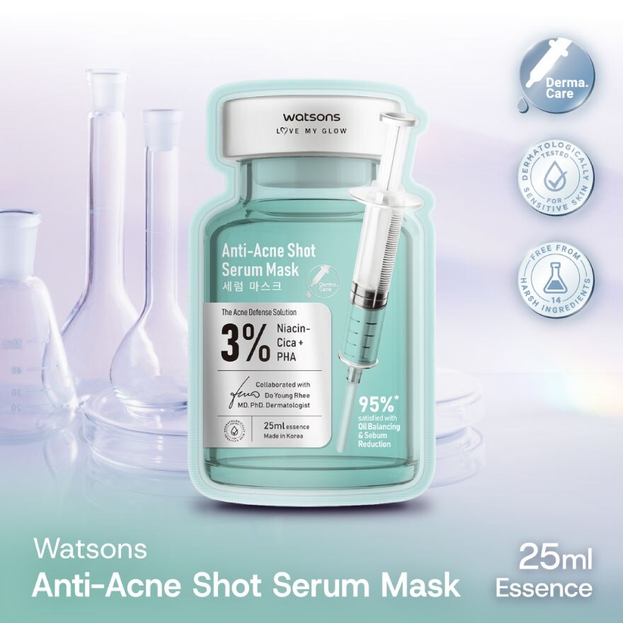 Anti-Acne Shot Serum Mask 1s