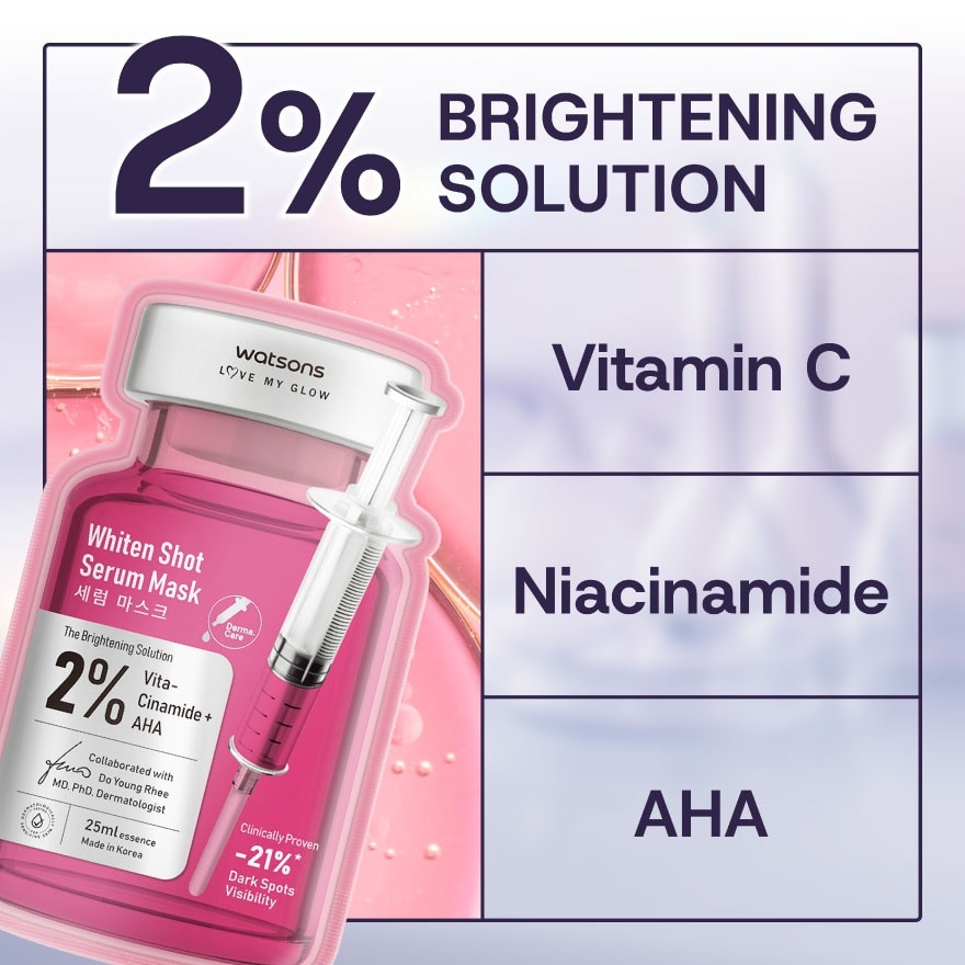 Whiten Shot Serum Mask 5s