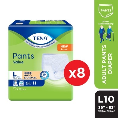 TENA Pants Value Large 10s x8