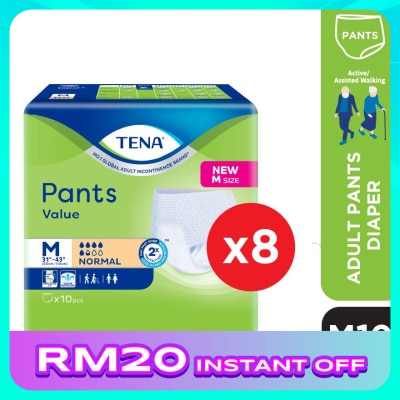 TENA Pants Value Medium 10s x8
