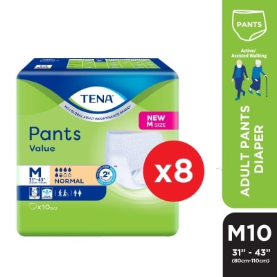 TENA Pants Value Medium 10s x8