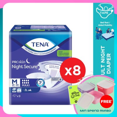 TENA PROskin Night Secure M 9s x8