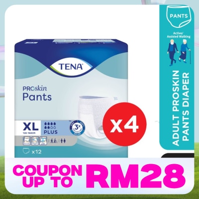 TENA PROskin Pants Plus XL 12s x4