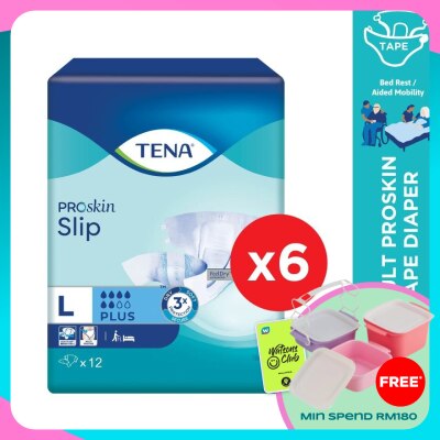 TENA PROskin Slip Plus L 12s x6