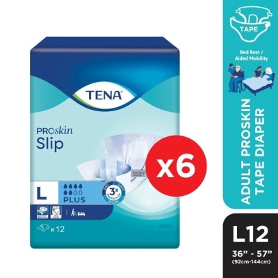 TENA PROskin Slip Plus L 12s x6