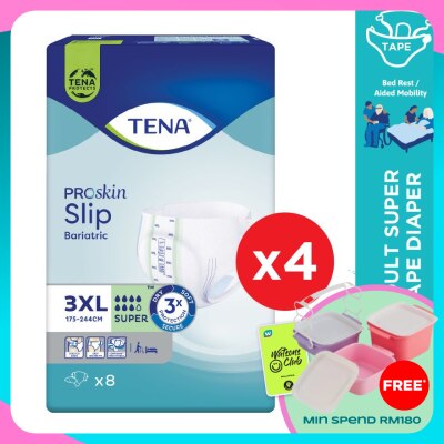 TENA PROskin Slip Super 3XL 8s x4