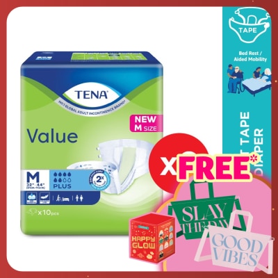 TENA Value Adult Diaper M 10pcs x8