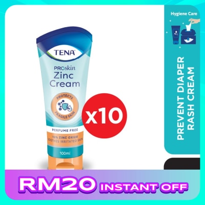 TENA ProSkin Zinc Cream 100ml x10